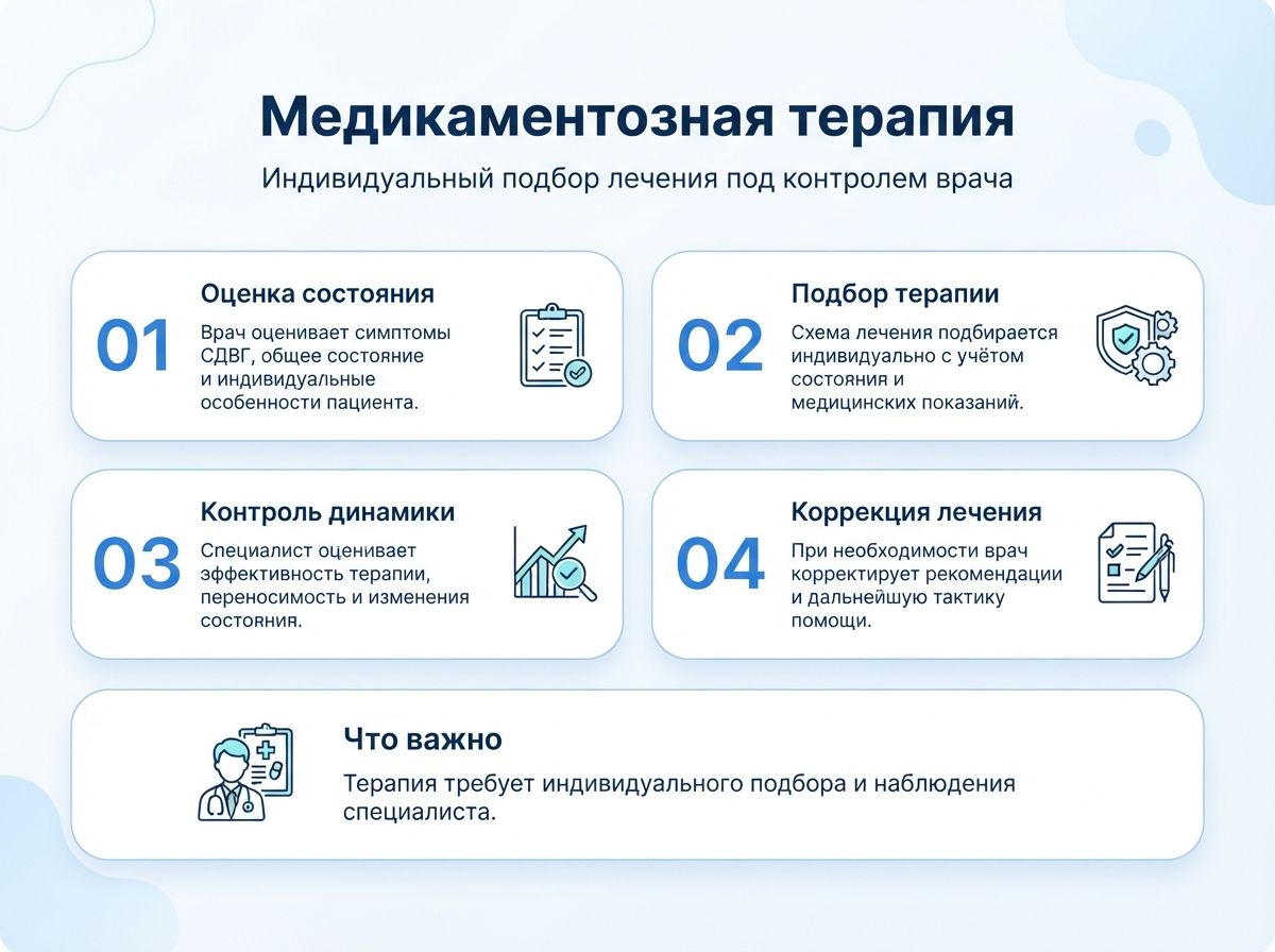 Лечение СДВГ в Лебедяни у детей и взрослыхинфографика